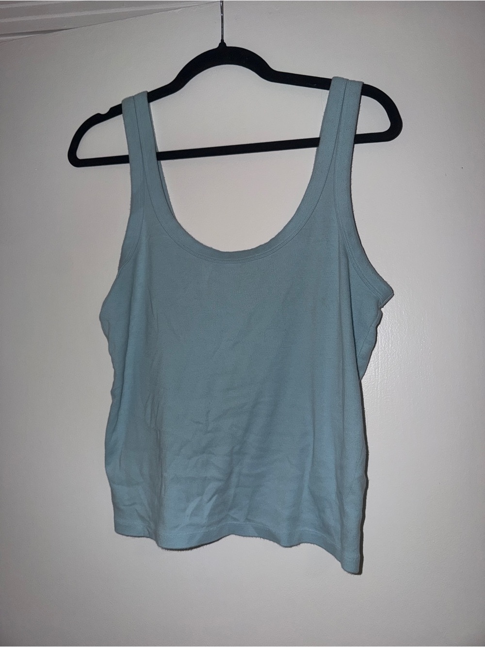 Abercrombie & Fitch Light Blue Scoop Tank Top